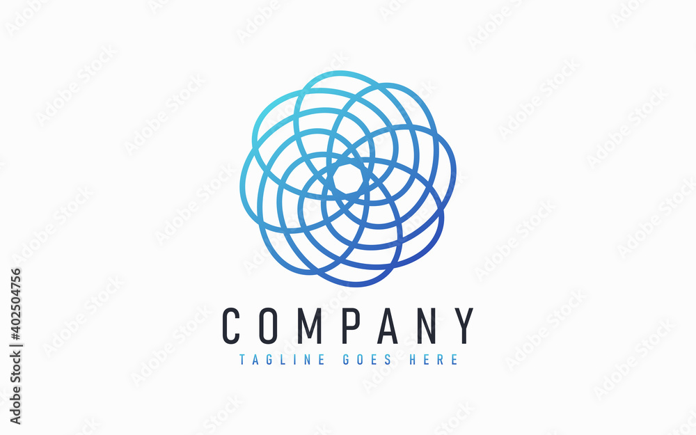 Abstract Modern Logo Design Based From Circular Round Lines. Geometric Colorful Lines Symbol. Usable For Business, Community, Foundation, Services, Tech, Company. Vector Logo Design Illustration. Abstract Modern Logo Design Based From Circular Round Lines. Geometric Colorful Lines Symbol. Usable For Business, Community, Foundation, Services, Tech, Company. Vector Logo Design Illustration.