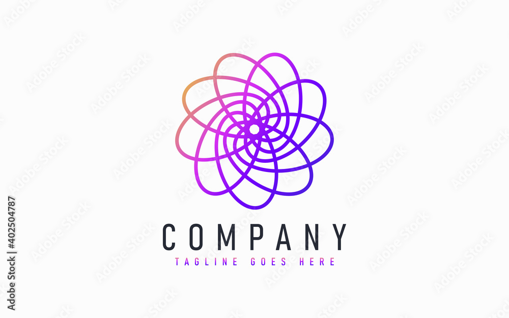 Abstract Modern Logo Design Based From Circular Round Lines. Geometric Colorful Lines Symbol. Usable For Business, Community, Foundation, Services, Tech, Company. Vector Logo Design Illustration. Abstract Modern Logo Design Based From Circular Round Lines. Geometric Colorful Lines Symbol. Usable For Business, Community, Foundation, Services, Tech, Company. Vector Logo Design Illustration.