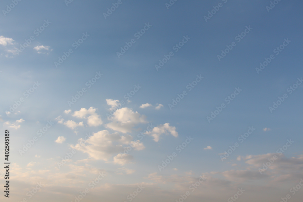 Fototapeta premium Clouds and blue sky for background.