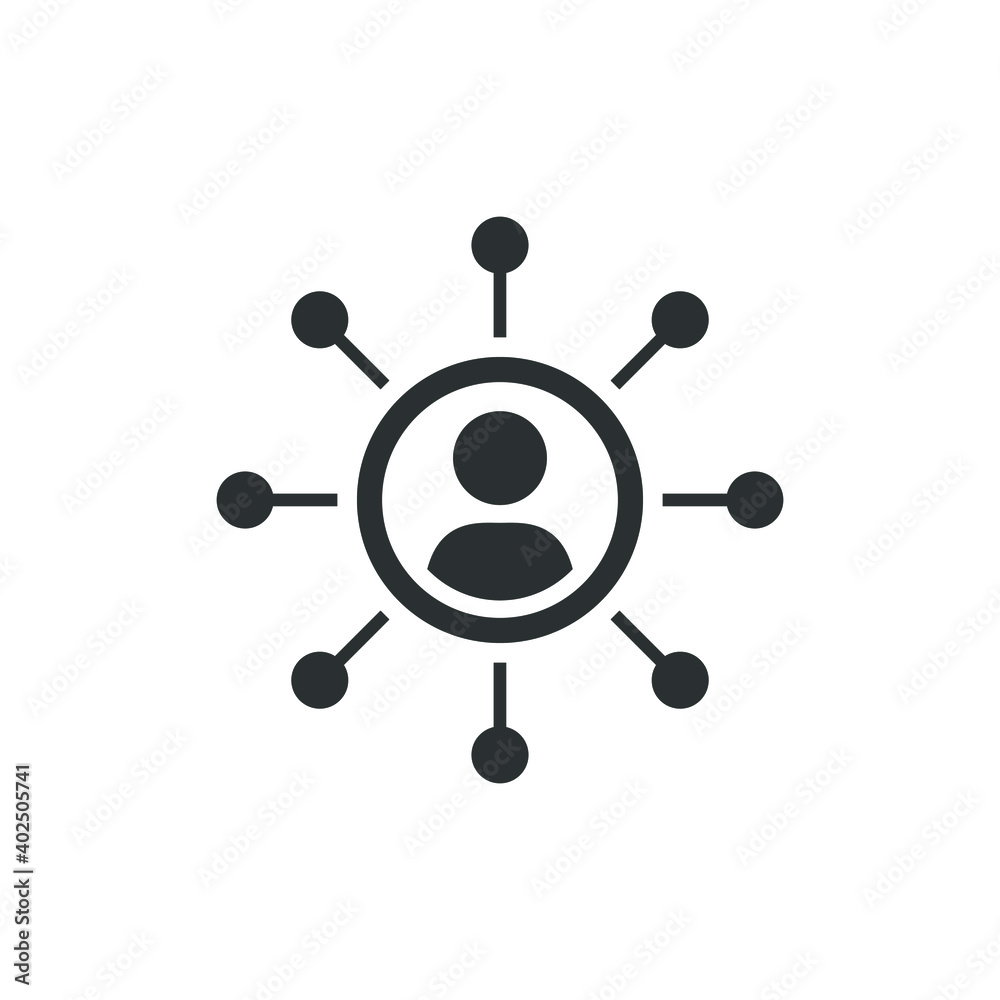 Social connection icon Social connection icon