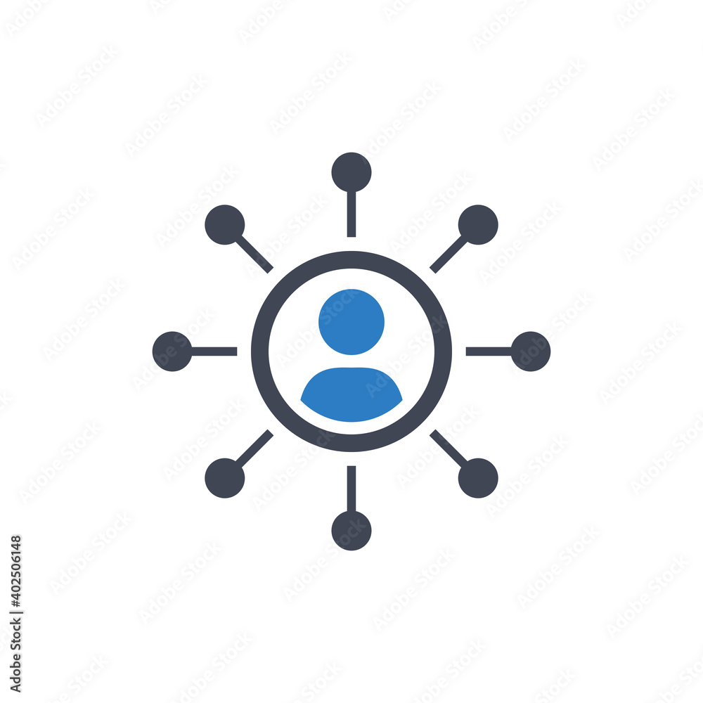Social connection icon Social connection icon