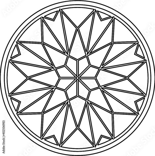 Chip carving vector for cnc, laser etc.