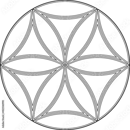 Chip carving vector for cnc, laser etc.