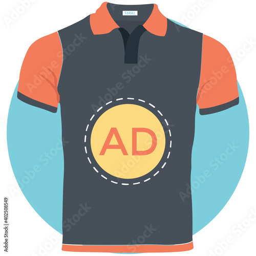 Sponsored Ads Flat Colored Icon