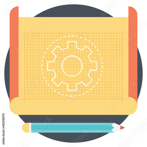 Vector illustration of prototyping flat design concept 