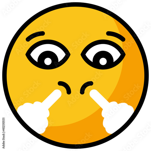 Huffing Emoji