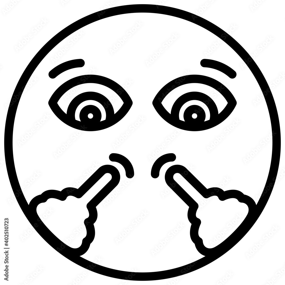 Huffing Emoji Huffing Emoji