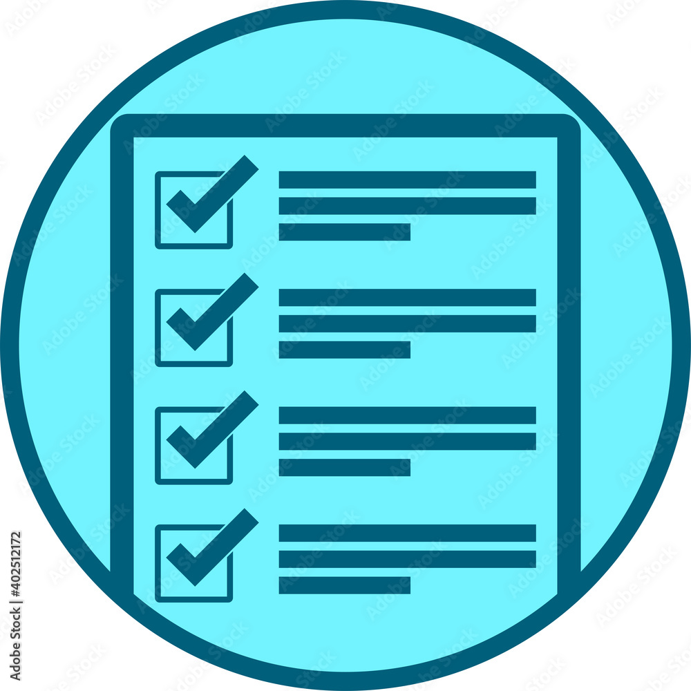 チェックリストのアイコン