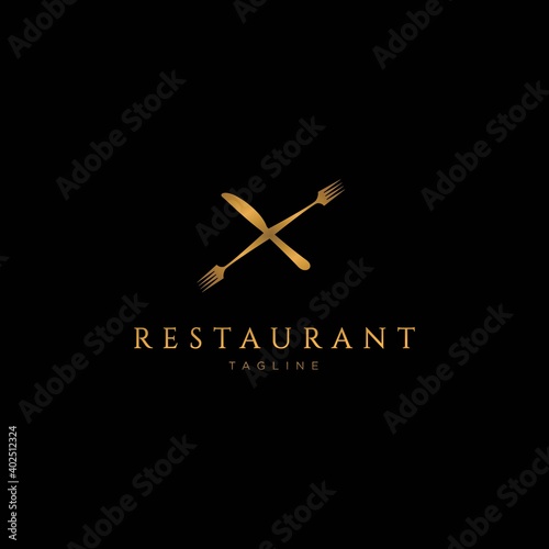 Unique and luxurious restaurant logo design 1