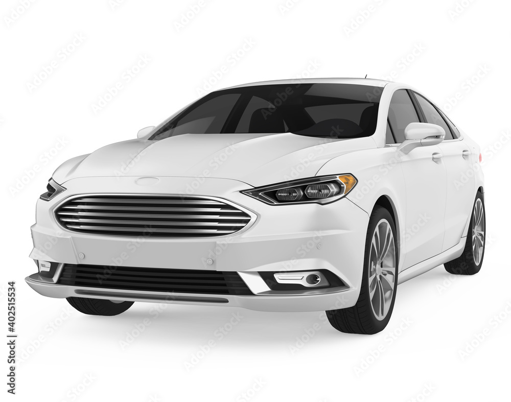 Sedan Car Isolated Sedan Car Isolated
