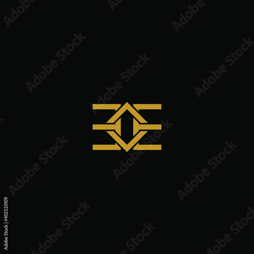 initial letter EE or E minimal concept logo graphic design vector