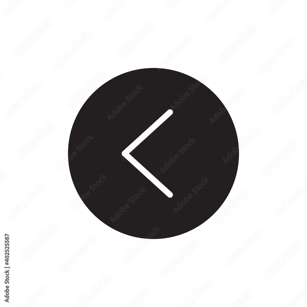 Previous button Icon. flat solid style vector illustration. filled pictogram isolated sign symbol Previous button Icon. flat solid style vector illustration. filled pictogram isolated sign symbol