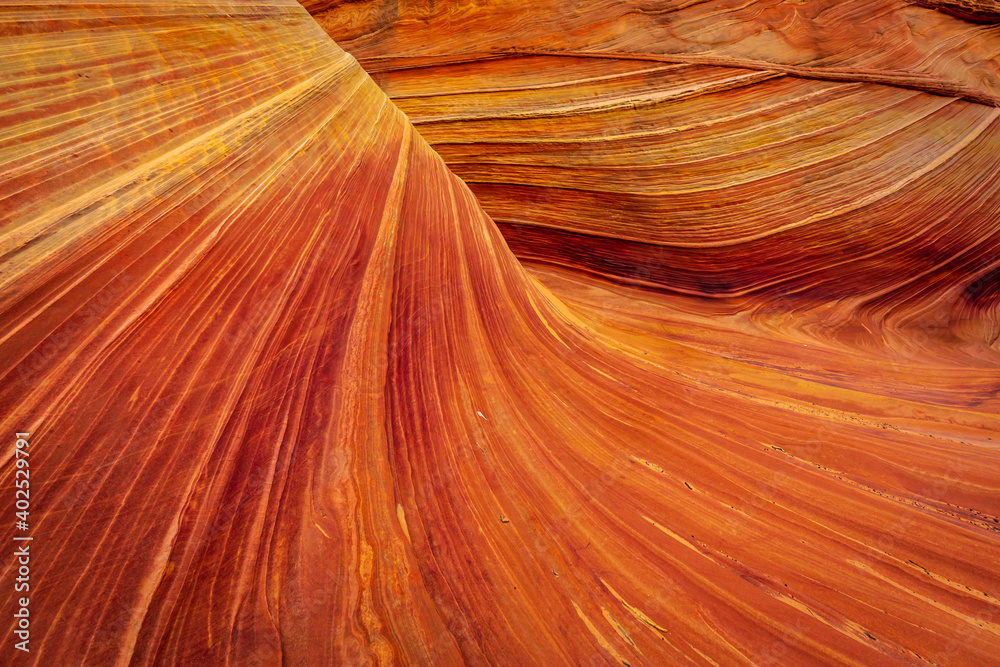 The Wave sandstone formation in Arizona The Wave sandstone formation in Arizona