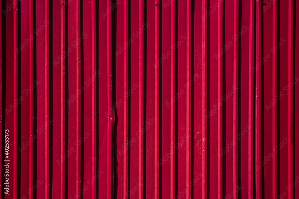 Line pattern red background. Zinc texture Line pattern red background. Zinc texture