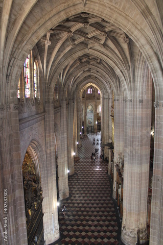 Interior de la Catedral de Segovia, España