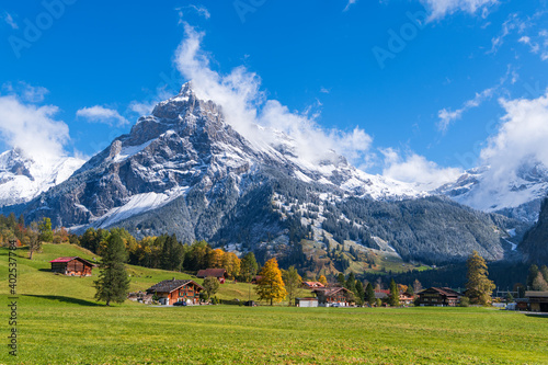 The mountain Dundenhorn in Kandersteg (Switzerland)