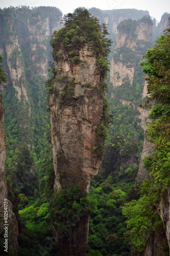 China, Avatar mountains, Tianjin, southern sky pillar © Tatyana