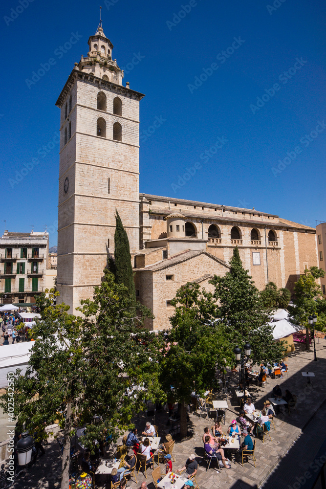 Iglesia de Santa María la Mayor, Inca, Mallorca, balearic islands, spain, europe