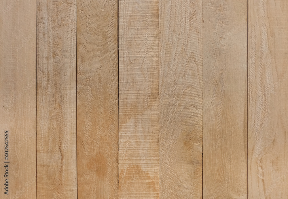 Fototapeta premium Natural modern wood abstract pattern textured background. Top view of wood table and floor pan. For design and decoration blank for text with copy space.