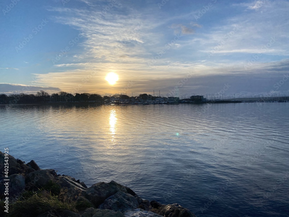 Fototapeta premium poole, sandbanks, dorset, united kingdom, la dolce vita