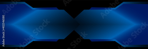 futuristic black and blue gaming background