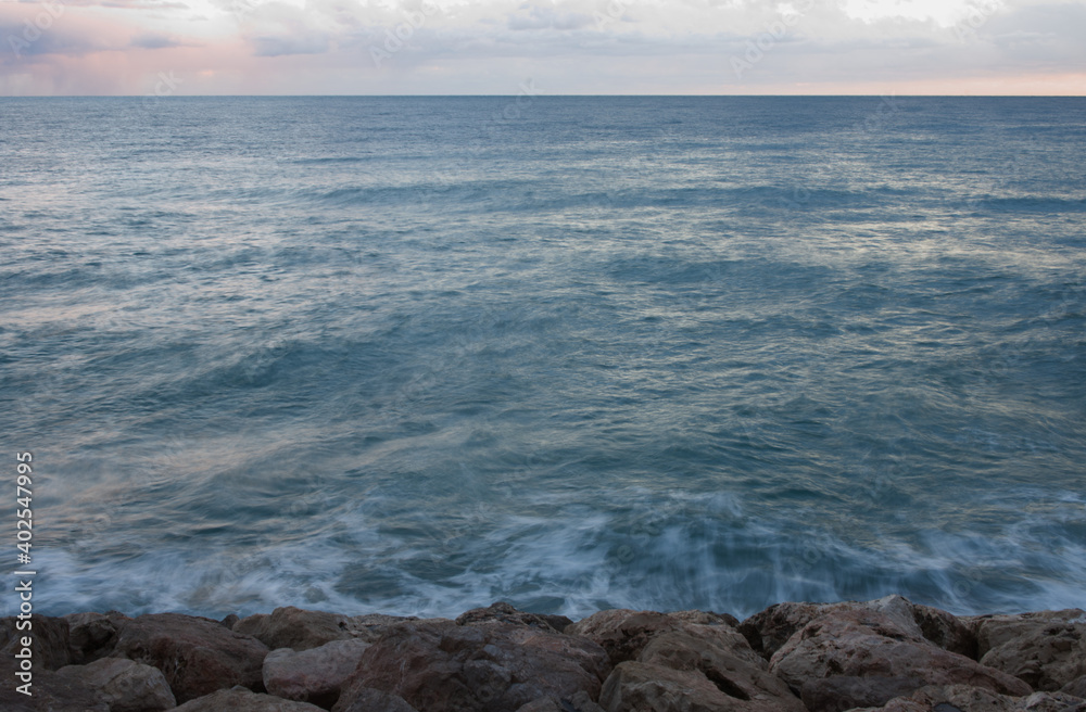 Waves on the Mediterranean Sea