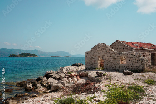 Old house on the coast in Croatia