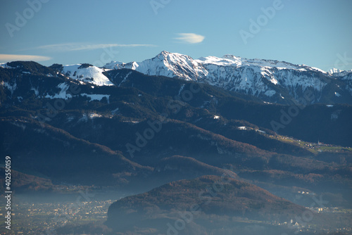 Sicht auf die österreichischen Alpen von der Schweiz aus 18.12.2020 © Robert