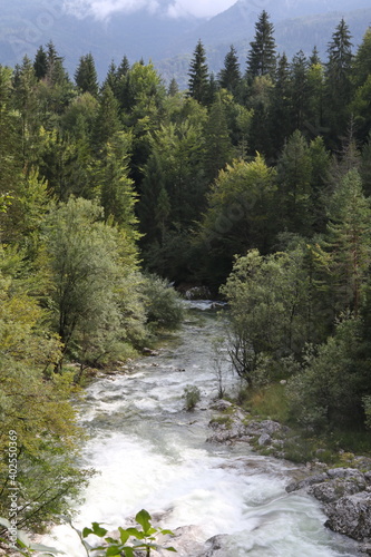 River Mostnica, Voje Valley, Bohinj, Slovenia