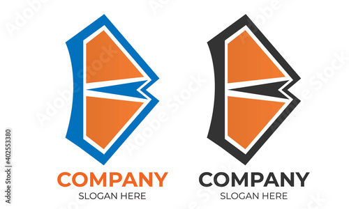 Letter Shaped Unique Vector logo Design Template Free Download Letter Shaped Unique Vector logo Design Template - GFXLoad