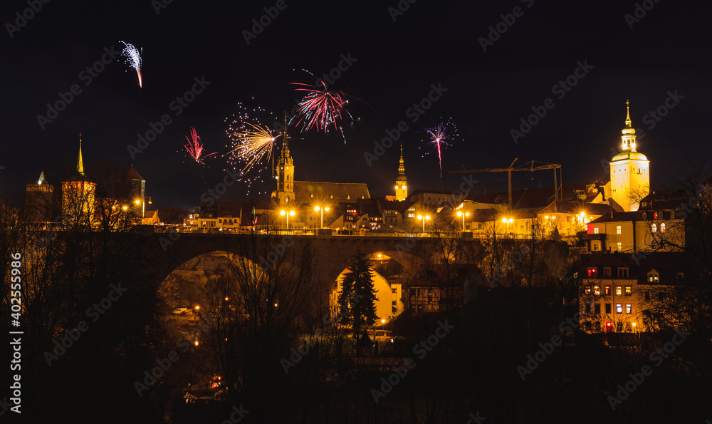 NEW YEAR in Bautzen, Saxony Germany 2020-2021
Firework Pyro
