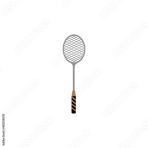 racket logo icon vector
