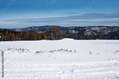 Fototapeta Naklejka Na Ścianę i Meble -  beautiful winter mountain landscape