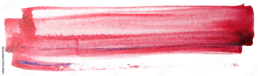 Abstract isolated colorful watercolor stains. Element for paper design