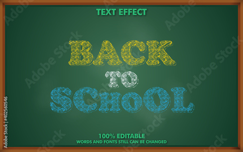 Calk Vector Text Effect