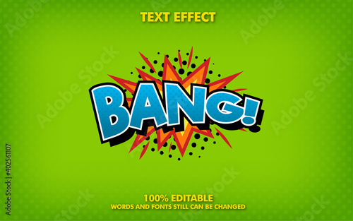 Comic Vector Text Effect