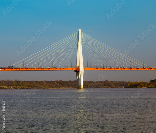 The channel span of the Murom cable-stayed bridge