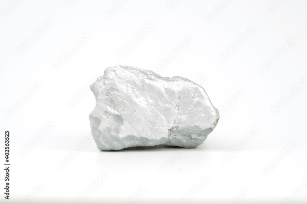 macro silver ore in the boulder , precious stone