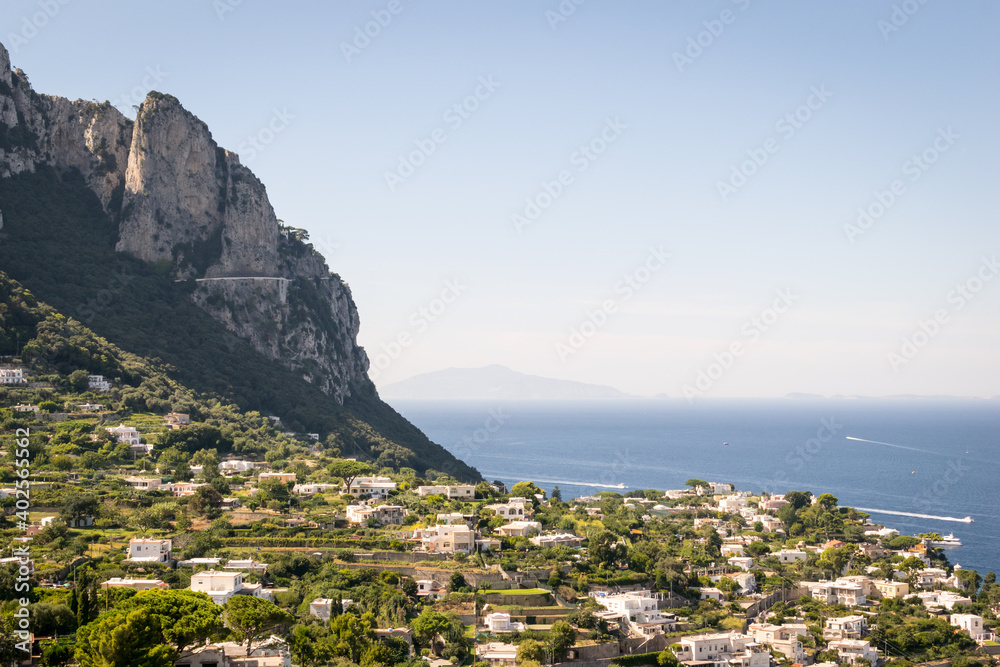view from the top of the capri 