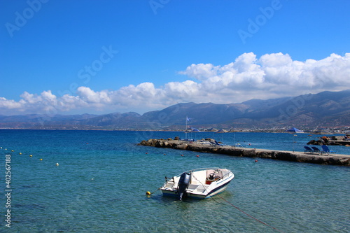 Kreta, Chersonissos, Bucht, Boot, Sommer, Urlaub, Malia, 