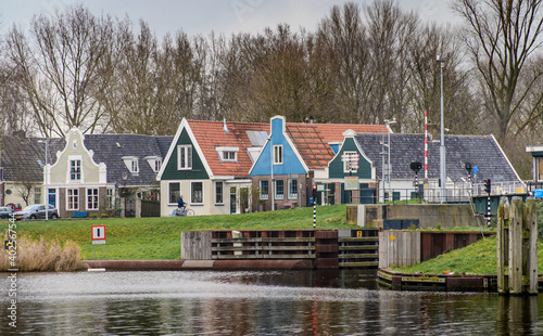 Photography Old Amsterdam Houses at Lock