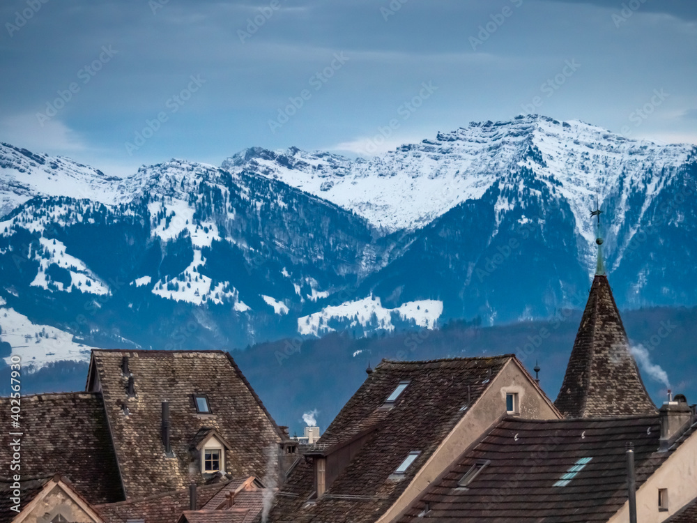 The charming old city of Rapperswil, Rapperswil-Jona, St. Gallen, Switzerland The charming old city of Rapperswil, Rapperswil-Jona, St. Gallen, Switzerland