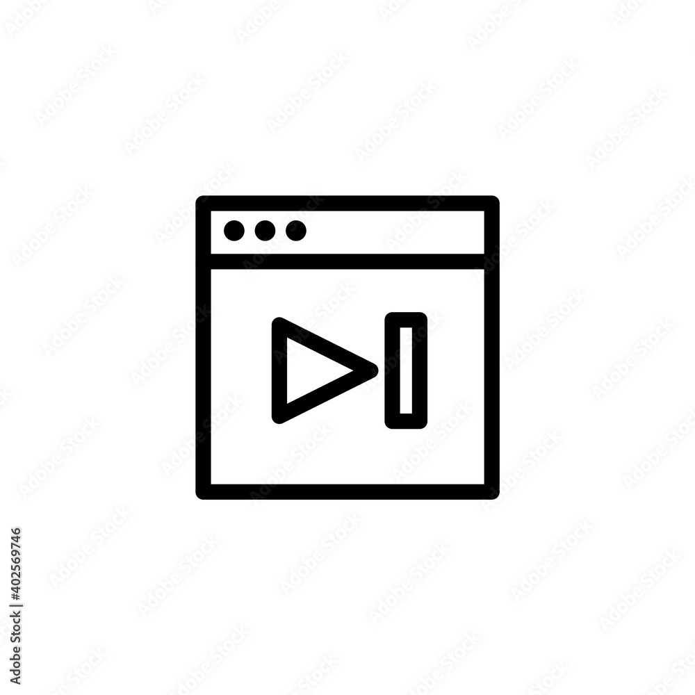 Next button multimedia icon. Music and video multimedia icons. Vector Next button multimedia icon. Music and video multimedia icons. Vector