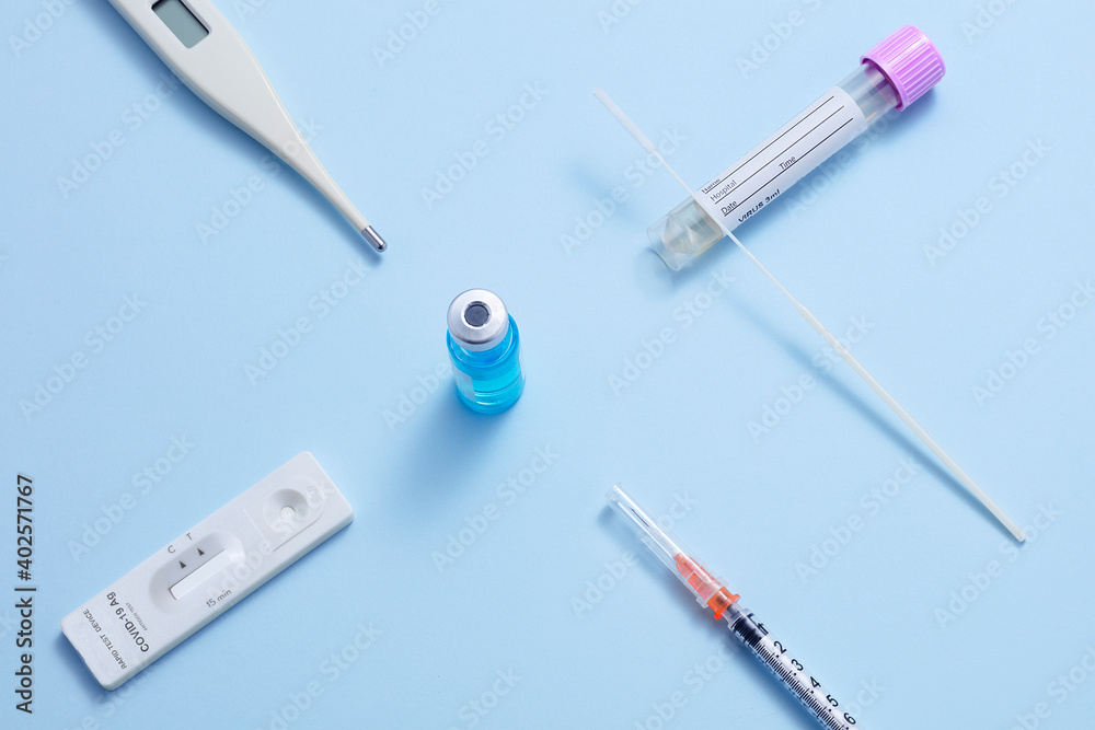 Tools covid-19 rapid test device for sars covid 19, antigen test and Nasopharyngeal swab with container to collect nasal sample for PCR, antigen test, vaccine; syringe, needle, Tools covid-19 rapid test device for sars covid 19, antigen test and Nasopharyngeal swab with container to collect nasal sample for PCR, antigen test, vaccine; syringe, needle,