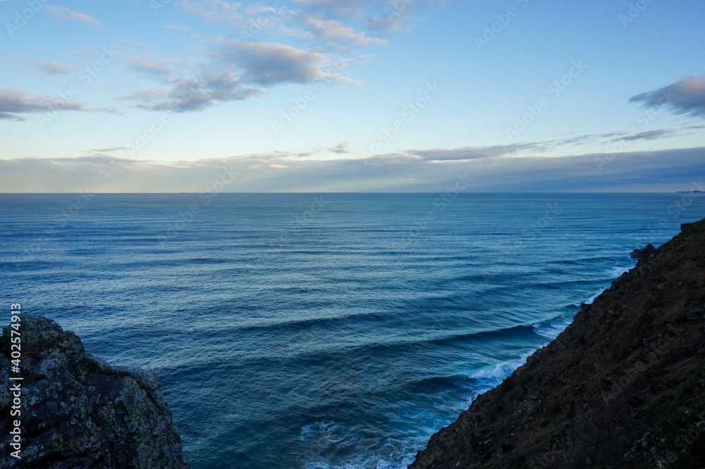 Looking out to sea from the cliffs of Cape Byron - Byron Bay