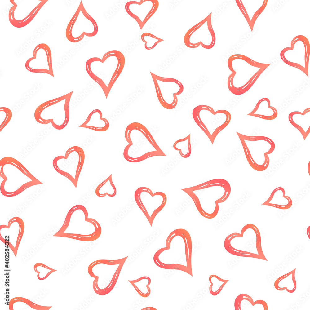 seamless pattern with hearts seamless pattern with hearts
