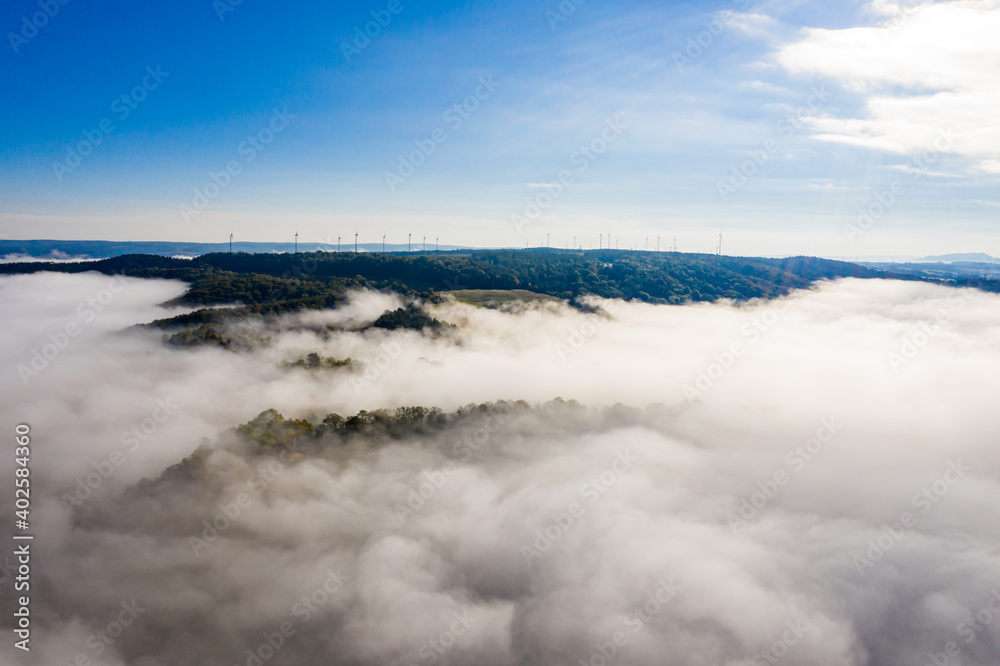 custom made wallpaper toronto digitalWolken von oben