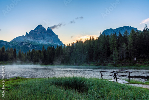 Der Lago Antorno in Südtirol photo