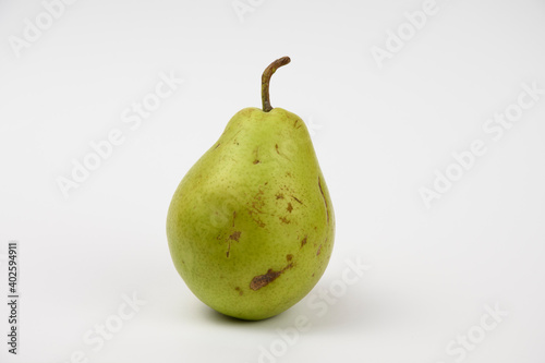 Fresh pear on a white background