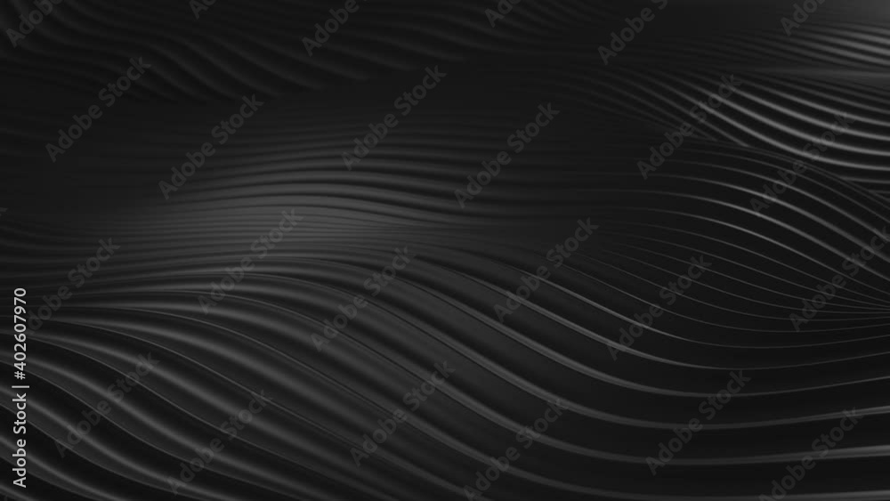 Black Liquid Abstract Looping Wave Black Liquid Abstract Looping Wave